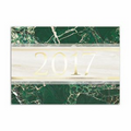 Classic Year Calendar Card - Gold Lined White Fastick  Envelope